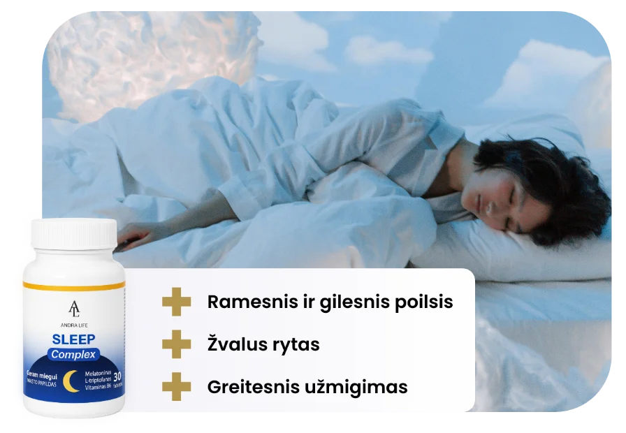 Moteris ilsisi po AndraLife Sleep kapsulių vartojimo