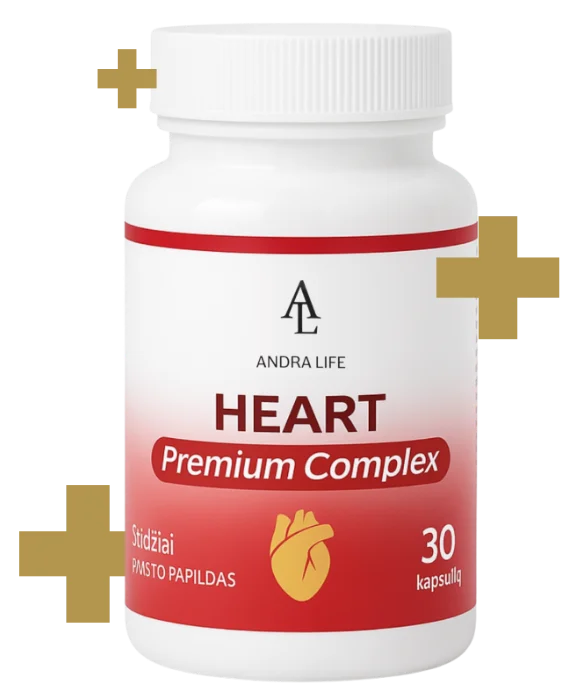 Moteris sveikatai Heart Complex papildą – širdies veikla