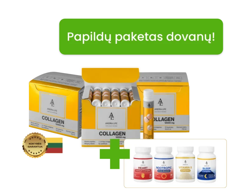 Collagen 12000 – Kolageno papildas moterims