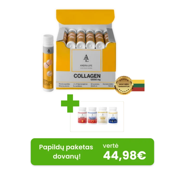Collagen 12000 – Kolageno papildas moterims
