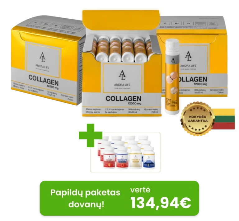 Collagen 12000 – Kolageno papildas moterims
